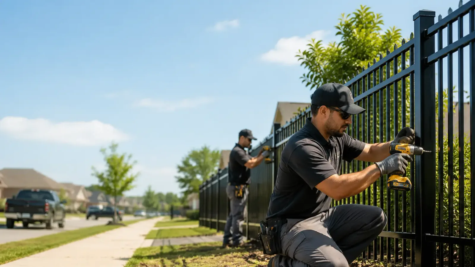Metal Fence Installation in Hineston, LA